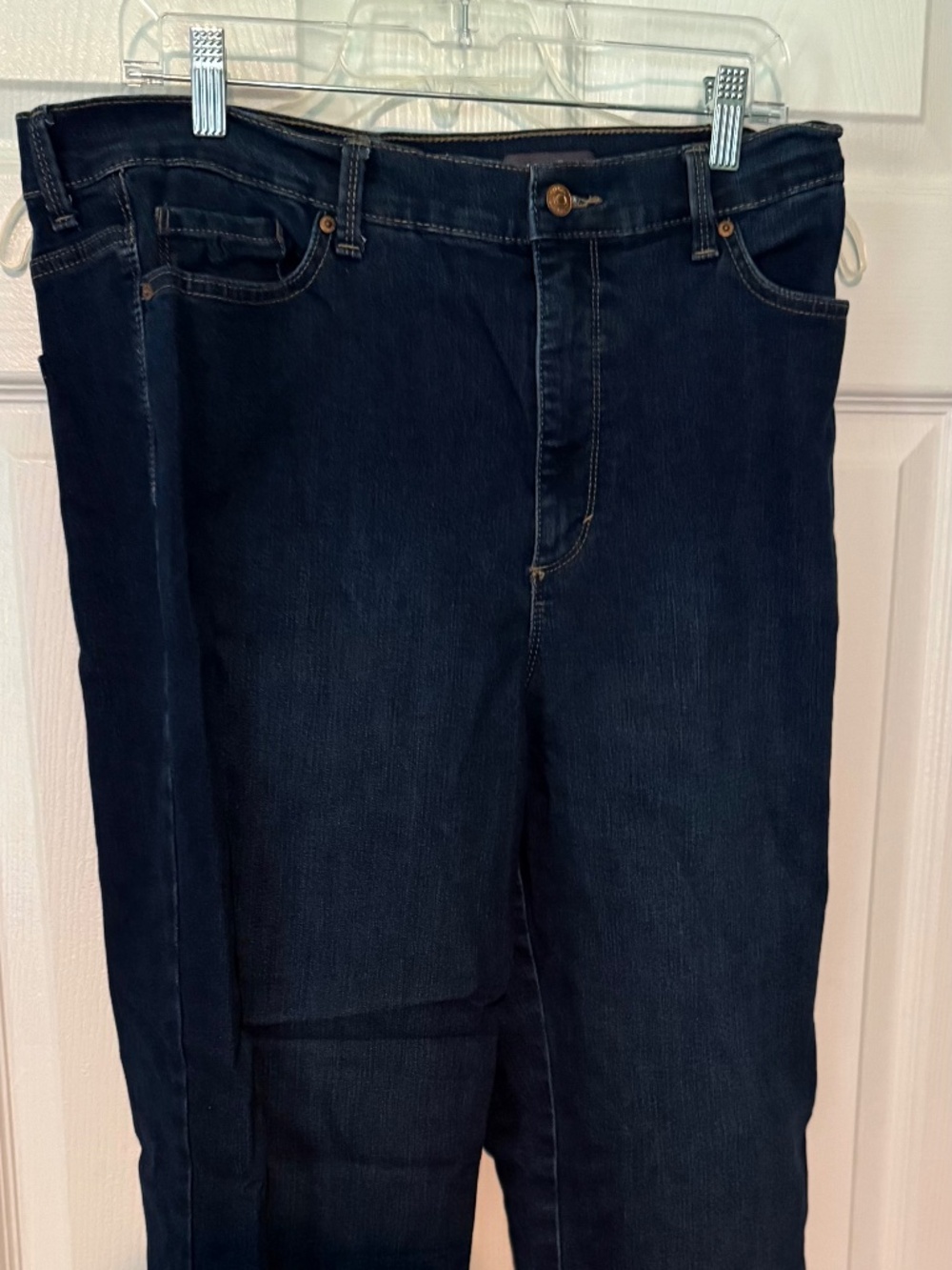 Gloria Vanderbilt Amanda Classic Jeans Dark Blue size 14